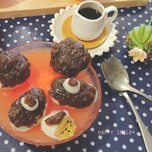 スイカと言えば・・⁉️スイカ色パンダ寒天♡