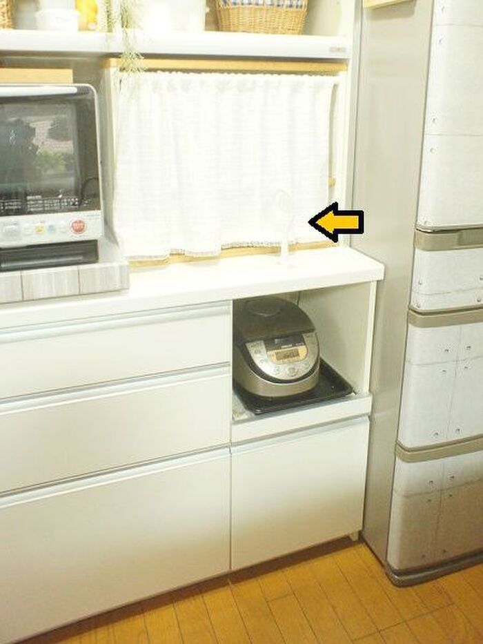 使いやすくてスマート★ダイソー しゃもじケース(吸盤付)