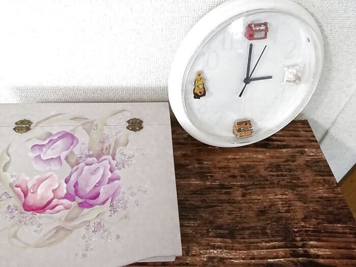 ★古いドレッサーの使い道★思い切って鏡を取り外して