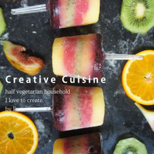 猛烈な暑さに対応!果物で作るビタミンCでお肌も体も美しく♡レインボーアイスキャンディー