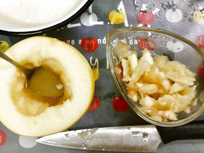 【工程】③くり抜く