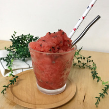 材料2つで*まるまるスイカのかき氷