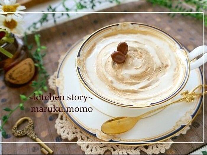 簡単*本格的!ふわふわカプチーノ風コーヒーケーキ♪