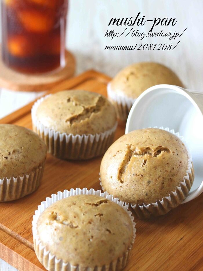 ほうじ茶蒸しぱん。