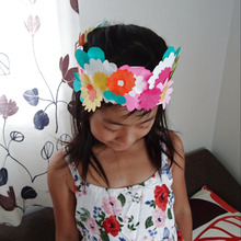 折り紙でモアナなの花かんむり