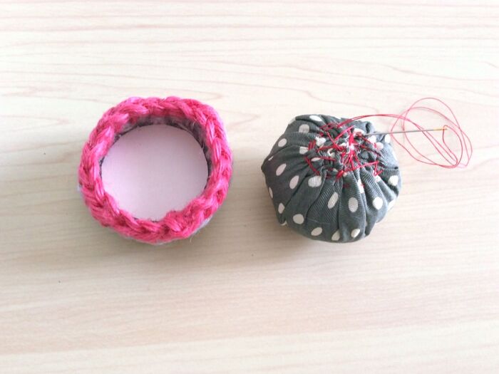 ギュッと 硬くなるように包みます♪