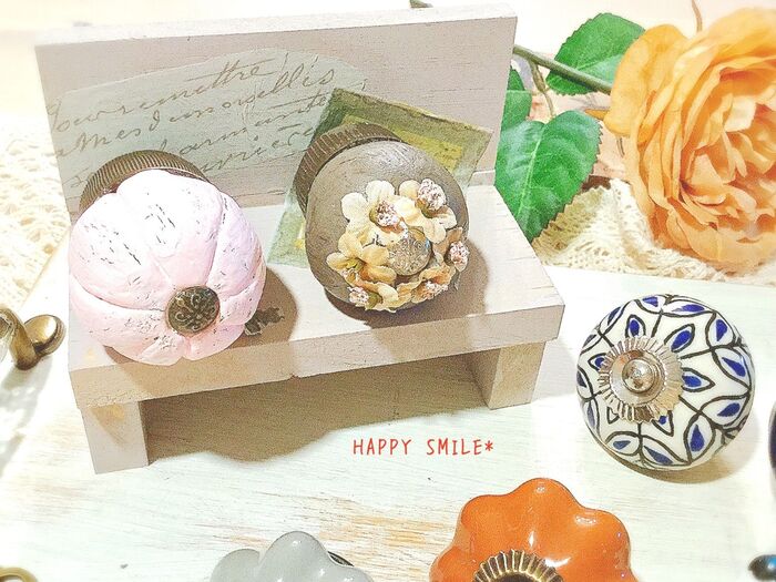 木かるねん土とペットボトルキャップで作る!自分好みの引き出し用つまみ♡