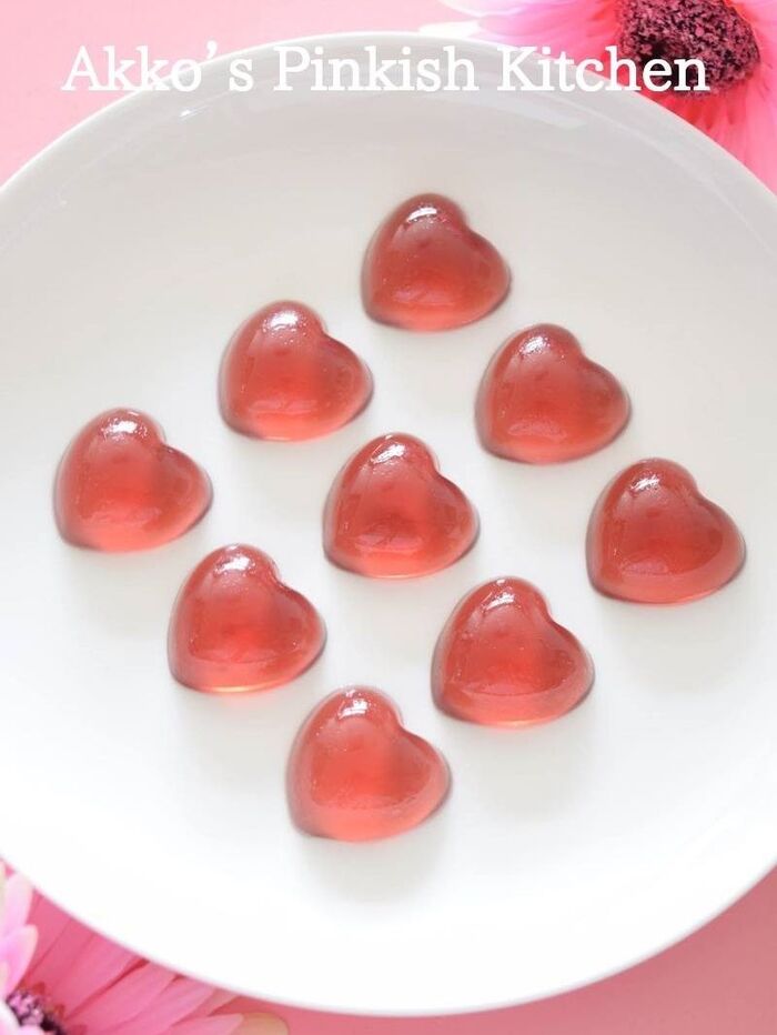 電子レンジで簡単♡ぶどうジュースのグミ