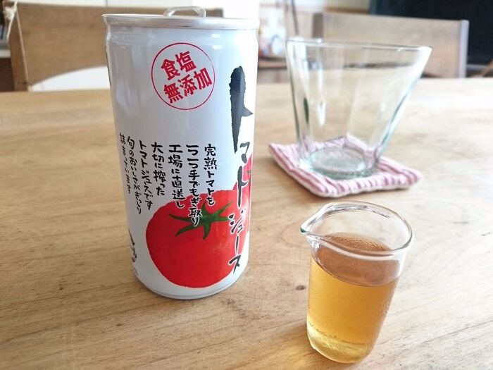 トマトジュースと梅シロップ!これだけ