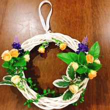 簡単涼しげリース♬