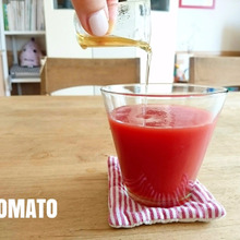 簡単!美味しい♥アレを入れて!トマトジュースの美味しい飲み方