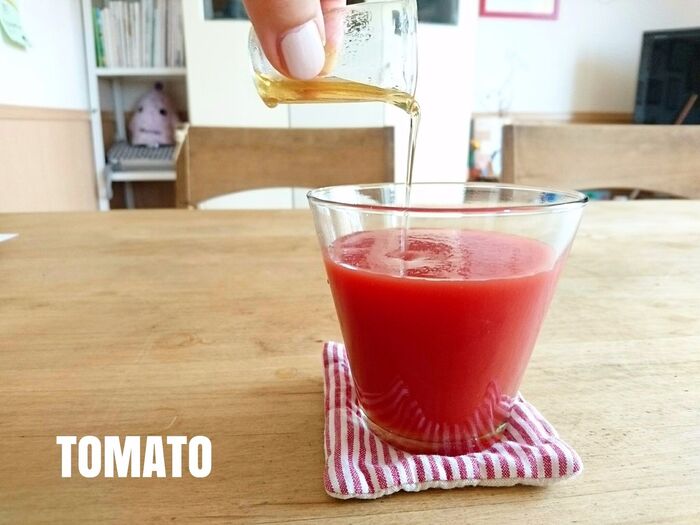 簡単！美味しい♥アレを入れて！トマトジュースの美味しい飲み方