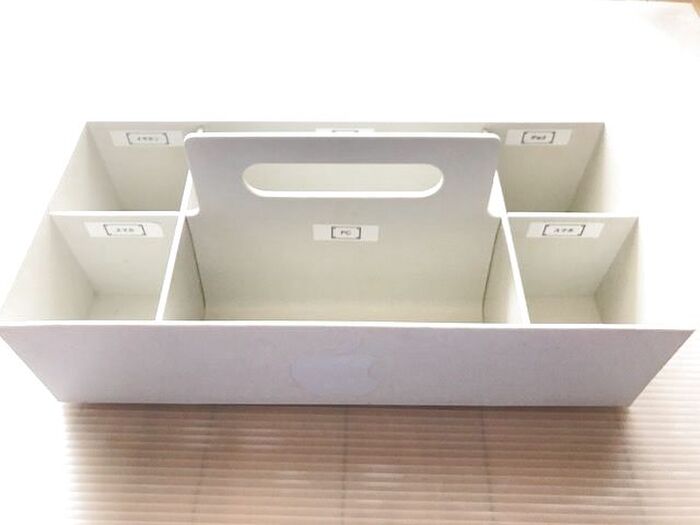 無印良品のキャリーボックスを使って