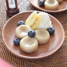 無糖の自然な甘み♡バナナピュレ入り白玉だんご♪