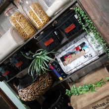 救急箱は子どもの視線に~廃品を再利用~