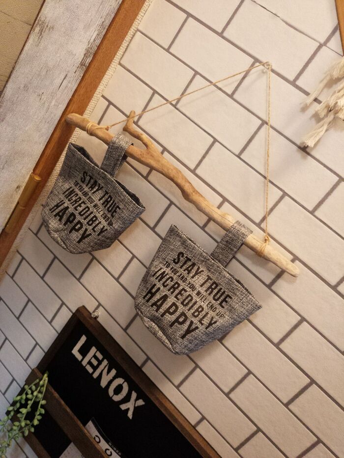 【100均リメイク】ラウンドバスケットを使って収納