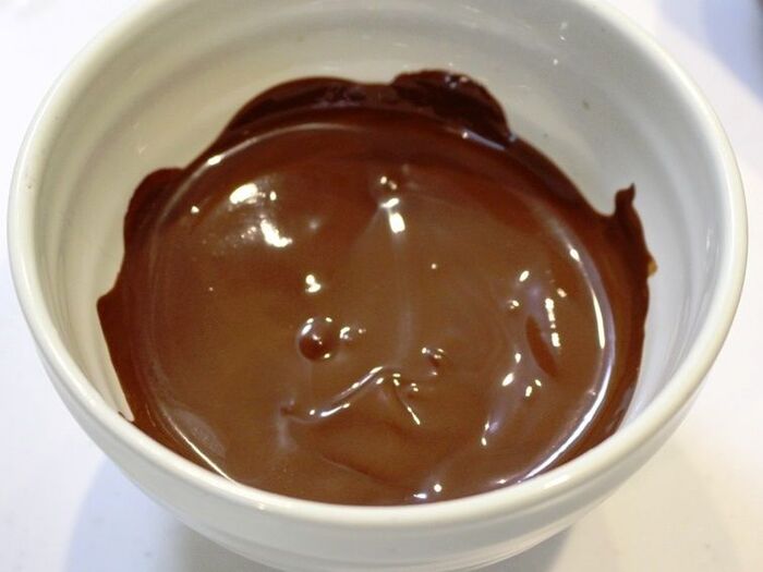 チョコをコーティングする