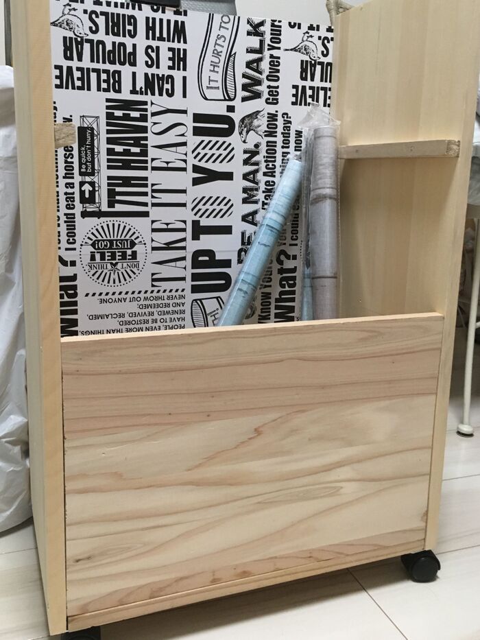 DIYしたモノをプチDIYして再利用