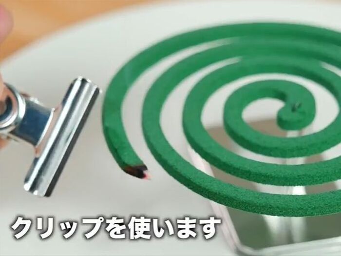 蚊取り線香を途中で止める方法①