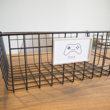 ラベルで見やすく! モノの定位置づくり