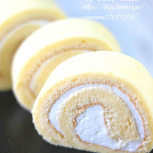 ふわっふわ・純生ミルクロールケーキ。