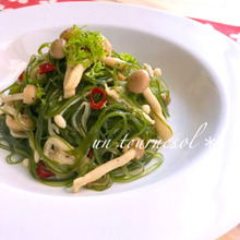 ダイエットの味方に☆おつまみにも、お弁当にもオススメな♪刻み昆布のペペロンチーノ