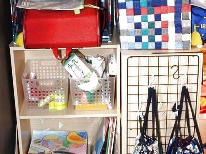 娘用のカラーボックスも隣に設置