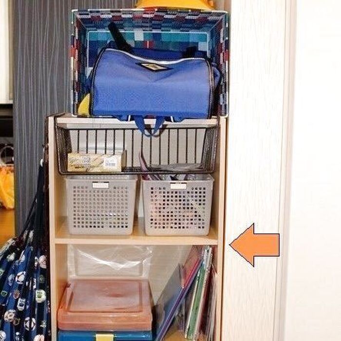 ランドセルカバーを開くと・・