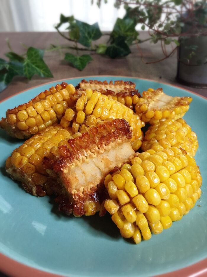 マジうま!揚げとうもろこし♪