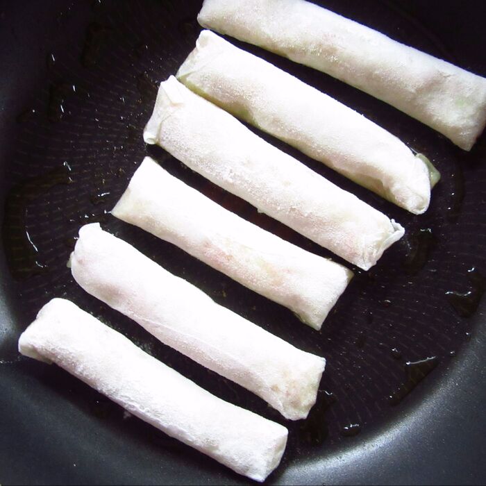 フライパンで焼く。