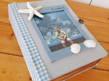 【100均商品で手づくり】夏の思い出ブックボックス♪