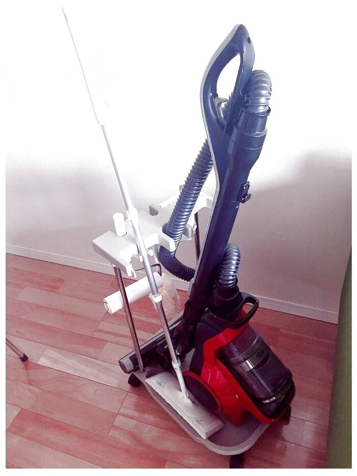 掃除機もグループ収納で時短&ちゃんと掃除♪