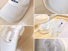 オキシクリーンで帽子も楽々キレイ