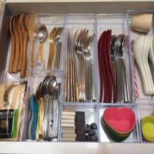 ちょっと仕切るだけでノンストレス!ごちゃつくカトラリーがスッキリしました