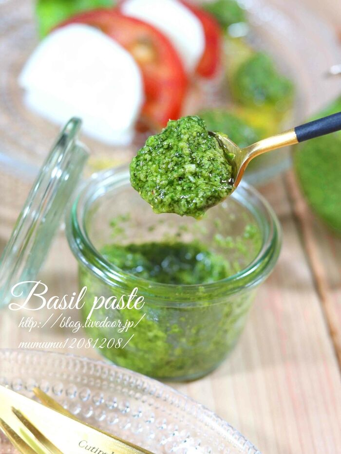 基本の、バジルペースト。