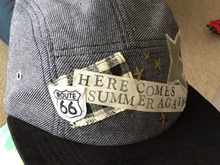 DAISOキャップをボーイズテイストにリメイク☆