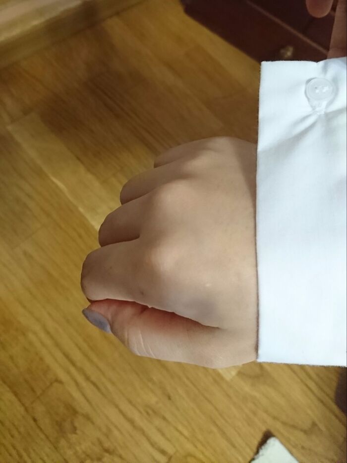 大きくて不格好なカフス