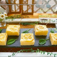 レンジで4分!蜂蜜レモンのしっとりケーキ♪