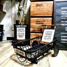 100均のキッチン用品で、男前アイアン風カート!