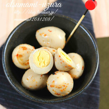 ピリ辛・おつまみうずら。