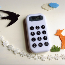 男前的な〜セリアのモノトーン★キッチンタイマー