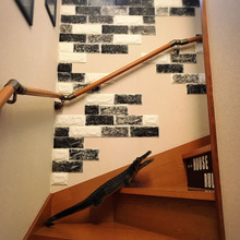 クッションレンガシートを塗るだけ簡単男前レンガシートに?