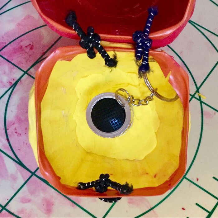 【工程】⑧粘土で埋める