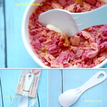 冷凍庫から出したてのカチカチアイスも食べやすい♪