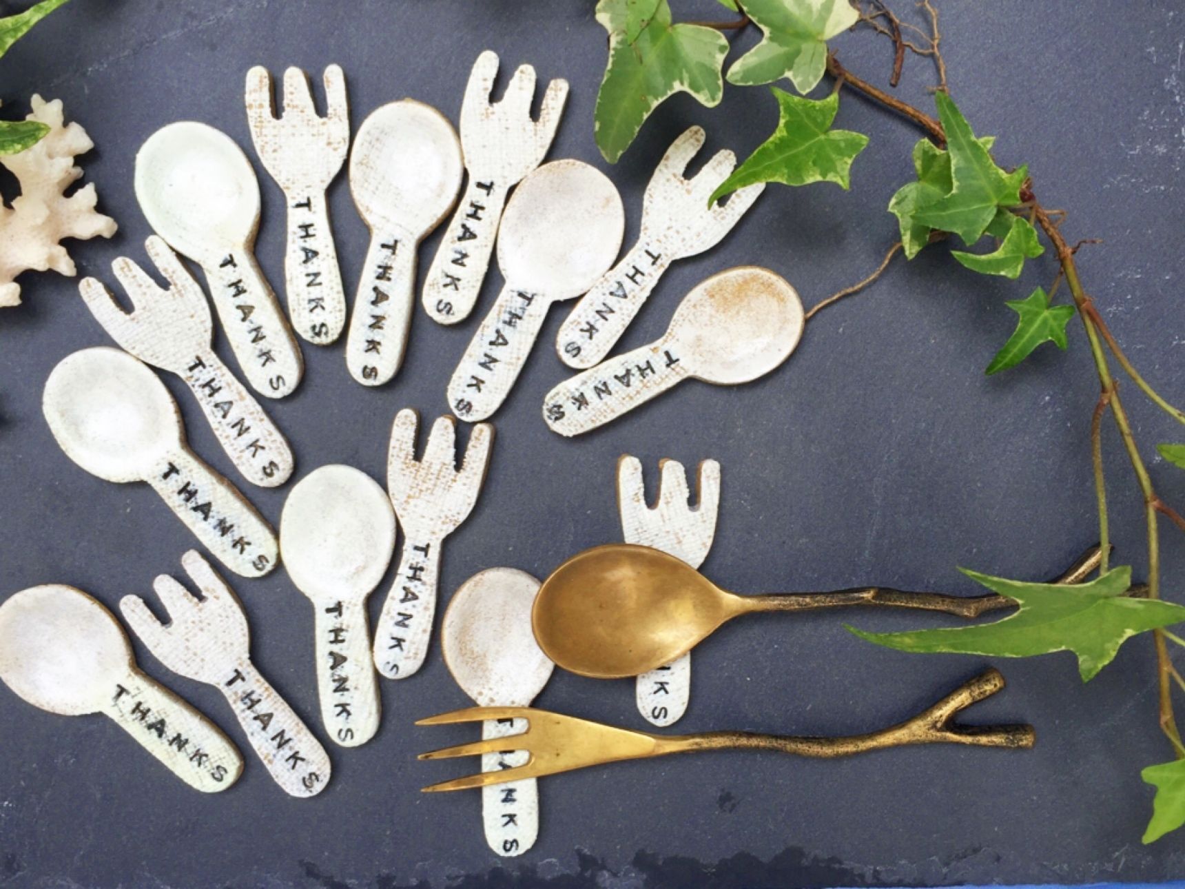 スプーン&フォークの箸置き