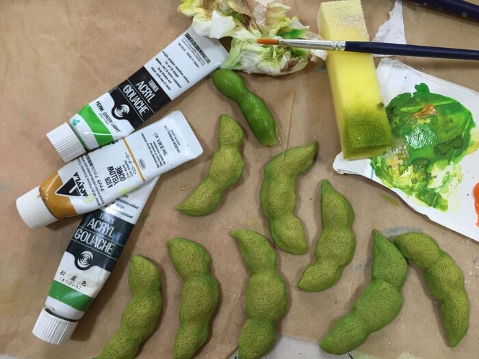 枝豆着色