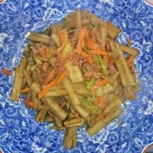 Harassmentな牛蒡と牛肉の甘辛煮