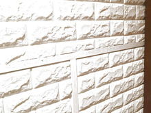 ダイソーのクッションレンガシートで壁作り