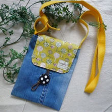 【ジーンズリメイク】ちょっとだけ頑張って作る、小さな斜め掛けバッグ