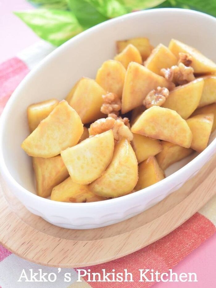 さつまいもとくるみのメープルバター醤油♡家族間で生存競争が勃発するかも!?